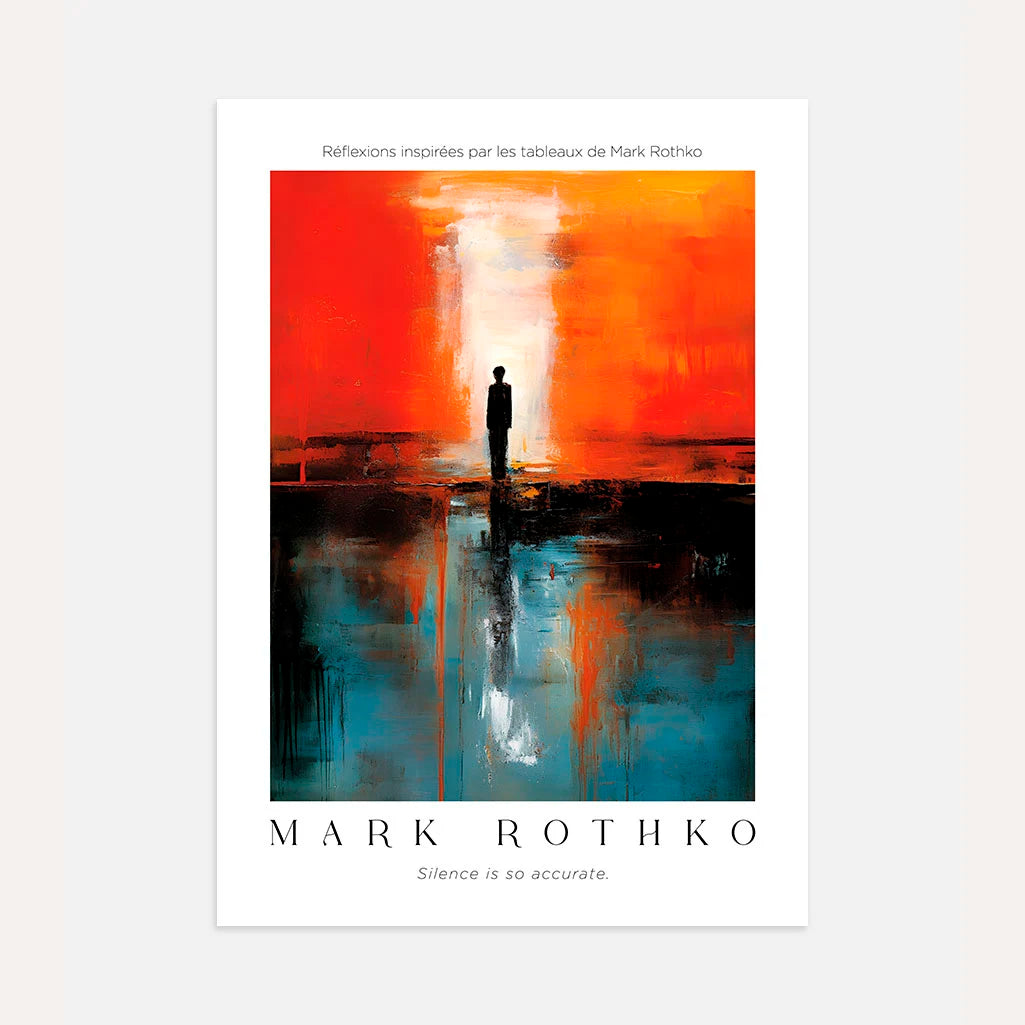 Rothko-Inspired Silence of Color Poster