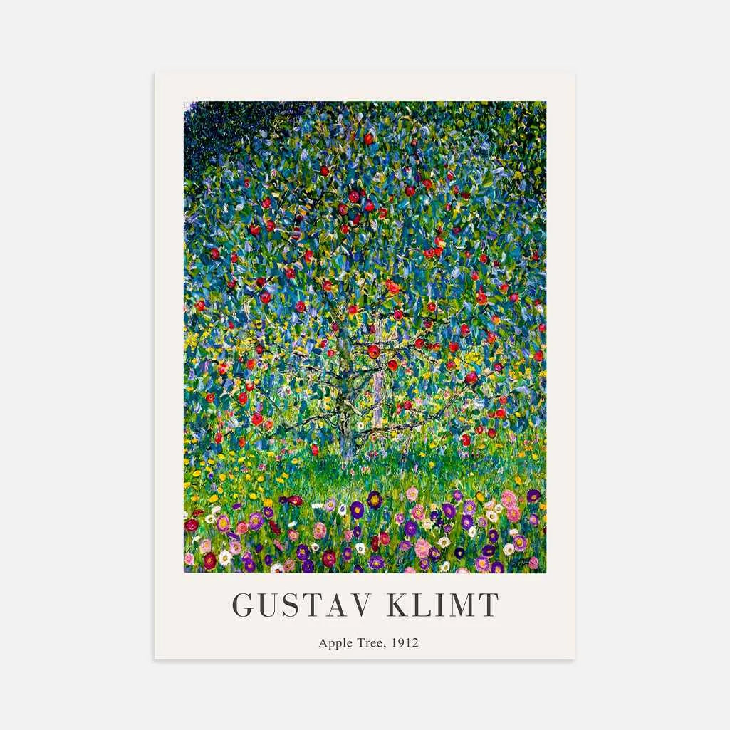 Gustav Klimt Apple Tree Poster